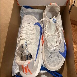 Nike White and Orange Sneakers Alphafly women’s 8.5
